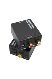 Dijital To Analog Ses Dönüştürücü Converter Optik To Analog Çevirici Spdıf Optik (ın) Rca (out) - 1