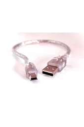 30 Cm Mini Usb Kablo 5 Pin Kısa Usb Kablosu 30cm Usb 2.0 A Erkek Mini B 5pin Erkek Data Kablo - 1
