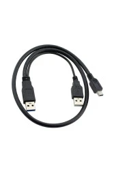 Mini Usb Y Kablo 5 Pin Harici Hdd Kablosu Usb 2.0 5pin Mini Y Kablo - 1