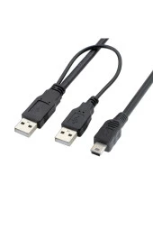 Mini Usb Y Kablo 5 Pin Harici Hdd Kablosu Usb 2.0 5pin Mini Y Kablo - 3