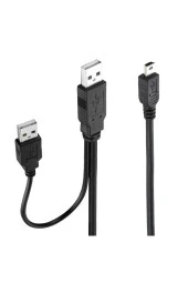 Mini Usb Y Kablo 5 Pin Harici Hdd Kablosu Usb 2.0 5pin Mini Y Kablo - 4