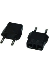 Amerikan Priz Dönüştürücü Abd'den Avrupa'ya Fiş Adaptörü Fiş Çevirici Uç Abd Plug Eu Siyah - 2
