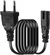 3 Metre Teyp Işıldak Fişi C7 Power Güç Kablosu 3m 2x0.75 Enerji Kablosu 2 Pinli Power Cord - 1