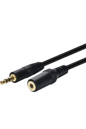 5 Metre 3.5mm Stereo Uzatma Kablosu Aux Extension Dişi Erkek 3.5mm Ses Kablosu 5m - 5