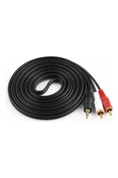 1.5 Metre Stereo Lale Kablo 3.5 Mm Stereo 2 Rca Ses Sistemi Kablosu Aux - 2