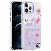 Apple iPhone 12 Pro Kılıf Mermer Desenli Zore Marbello Kılıf - 4