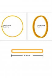 Ekoset 40mm Paket Ambalaj Maydanoz Para Lastiği 5.000 Adet - 9