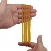 Ekoset Çöp Kovaları İçin Poşet Tutucu Kauçuk Lastik 18x5 Naturel thumbnail 2