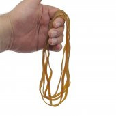 Ekoset Çöp Kovaları İçin Poşet Tutucu Kauçuk Lastik 22x5 Naturel - 6