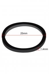 Ekoset Siyah Paket Ambalaj Para Lastiği 40mm 5.000 Adet - 12