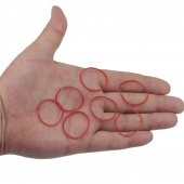 Ekoset Maydonoz Tere Roka Bağlama Lastiği Kırmızı 10.000 Adet thumbnail 3