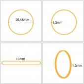 Ekoset 40mm Yeşil Renkli Kauçuk Paket Ambalaj Lastiği 12Kg Koli thumbnail 5