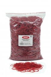 Ekoset Kauçuk Paket Ambalaj Toka Para Lastiği 40mm Kırmızı 1Kg - 3