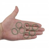 Ekoset Kauçuk Paket Ambalaj Toka Para Lastiği 40mm Yeşil 1Kg - 4