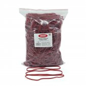 Ekoset 180x4mm Kauçuk Paket Ambalaj Kasa Lastiği Kırmızı 1Kg 18x4 - 1