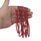 Ekoset 180x4mm Kauçuk Paket Ambalaj Kasa Lastiği Kırmızı 1Kg 18x4 - 3