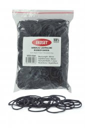 Ekoset Kauçuk Paket Ambalaj Toka Para Lastiği 40mm Siyah 1Kg - 3