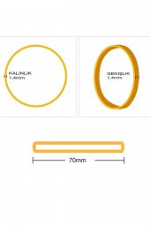 Ekoset 70mm Kauçuk Paket Ambalaj Para Lastiği 10.000 Adet thumbnail 7