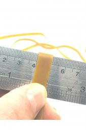 Ekoset 130x10mm Geniş Kauçuk Paket Ambalaj Kasa Lastiği 100 Adet - 6