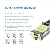 T15 W16W Canbus 45 Smd led Beyaz Renk Geri Vites Park Ampülü 2 Adet - 4