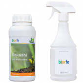 Biorfe 500 ml Bokashi Konsantre pH Düzenleyici Sıvılı 18 L Kompost Kovası İkili Set - Antrasit - 3