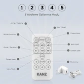 Kanz Flamingo Elektrikli Ana Kucagı Fume - 8