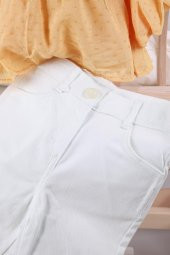 Babyhola 6-9 Yaş Kolyeli Bluz Pantolon Kız Çocuk Yazlık Bayramlık Takım 3098 - 3
