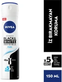 Nivea Invısıble Black&Whıte Pure Sprey 150Ml Kadın - 1