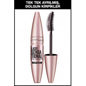Maybelline New York Lash Sensational Yelpaze Etkili Siyah Maskara 3600531143459 - 1