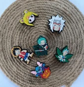 Terlik Süsü Ayakkabı Sandalet 6 Adet Karışık İthal Silikon Aksesuar - 2