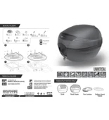 TVS MOTORSİKLET ÇANTASI 33L SİYAH thumbnail 4