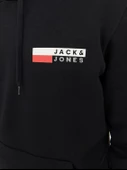 JACK JONES Önden Cepli Kapüşonlu Erkek Sweatshirt 12233599 thumbnail 4