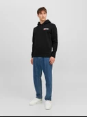 JACK JONES Önden Cepli Kapüşonlu Erkek Sweatshirt 12233599 thumbnail 3