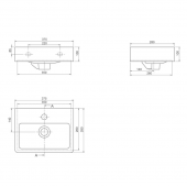 Turkuaz Mini 28x37 Lavabo - 3