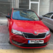 Skoda Rapid Sinyalli 2015-2017 Uyumlu Batman Yarasa Ayna Kapağı Piano Black ABS Plastik - 4