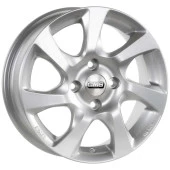 CMS-1059-09 6.0x15" -4x100 ET48 67.2 Silver Jant (4 Adet) - 1