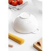 Akrilik Beyaz Mini Pirinç Süzgeçi & Bakliyat Süzgeçi (3 Su Bardağı Ölçülü) - 4