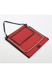 Exent Kırmızı Katlanır Portatif Şezlong-Çantalı - 4