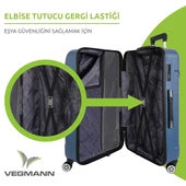 Vegmann Vela Mavi Büyük Boy Valiz - 6
