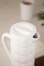 Arkilik Allegra 1,5 Lt Beyaz Sürahi (Buzdolabı Kapak Rafına Sığar) - 3