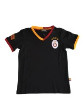 Galatasaray Çocuk Lisanslı Armalı Siyah Tshirt C12005 - 5