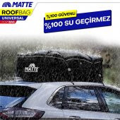 Matte Yeni Nesil Port Bagaj, Araç Üstü Tavan Çantası - 5