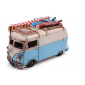 Dekoratif Metal Minibüs Çerçeveli, Kalemlik ve Tenteli 1310E-4122 Model-M36 - 4