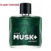 Avon Musk+ Instinct Erkek Parfüm EDT 75 ML 10x - 1