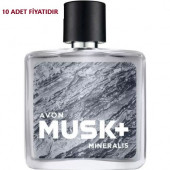 Avon Musk+ Mineralis Erkek Parfüm EDT 75 ML 10x - 1