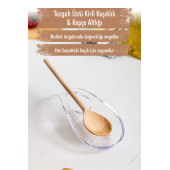 Akrilik Şeffaf Tezgah Üstü Kirli Kaşıklık & Kepçe Altlığı - 1