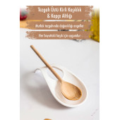 Akrilik Beyaz Tezgah Üstü Kirli Kaşıklık & Kepçe Altlığı - 1