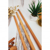 Ahşap Oklava Hamur Açma Oklavası Hamur Şekillendirici 3 lü Set ( 60 lık - 70 lik - 80 lik) - 3