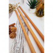 Ahşap Oklava Hamur Açma Oklavası Hamur Şekillendirici 3 lü Set ( 50 lik - 60 lık 70 lik) - 2