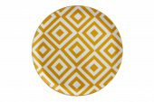 Porland Morocco Desen4 Sarı Düz Tabak 24 cm 04A+P021465 thumbnail 1